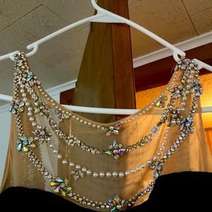 Sherri Hill Long Black Jeweled Prom Dress